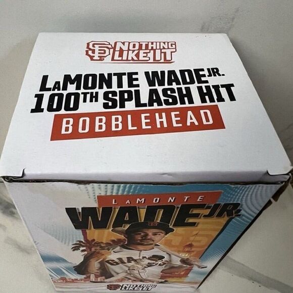San Franisco Giants 2024 LaMonte Wade Jr. 100th Splash Hit Bobblehead  SGA 06/02 - Picture 7 of 10